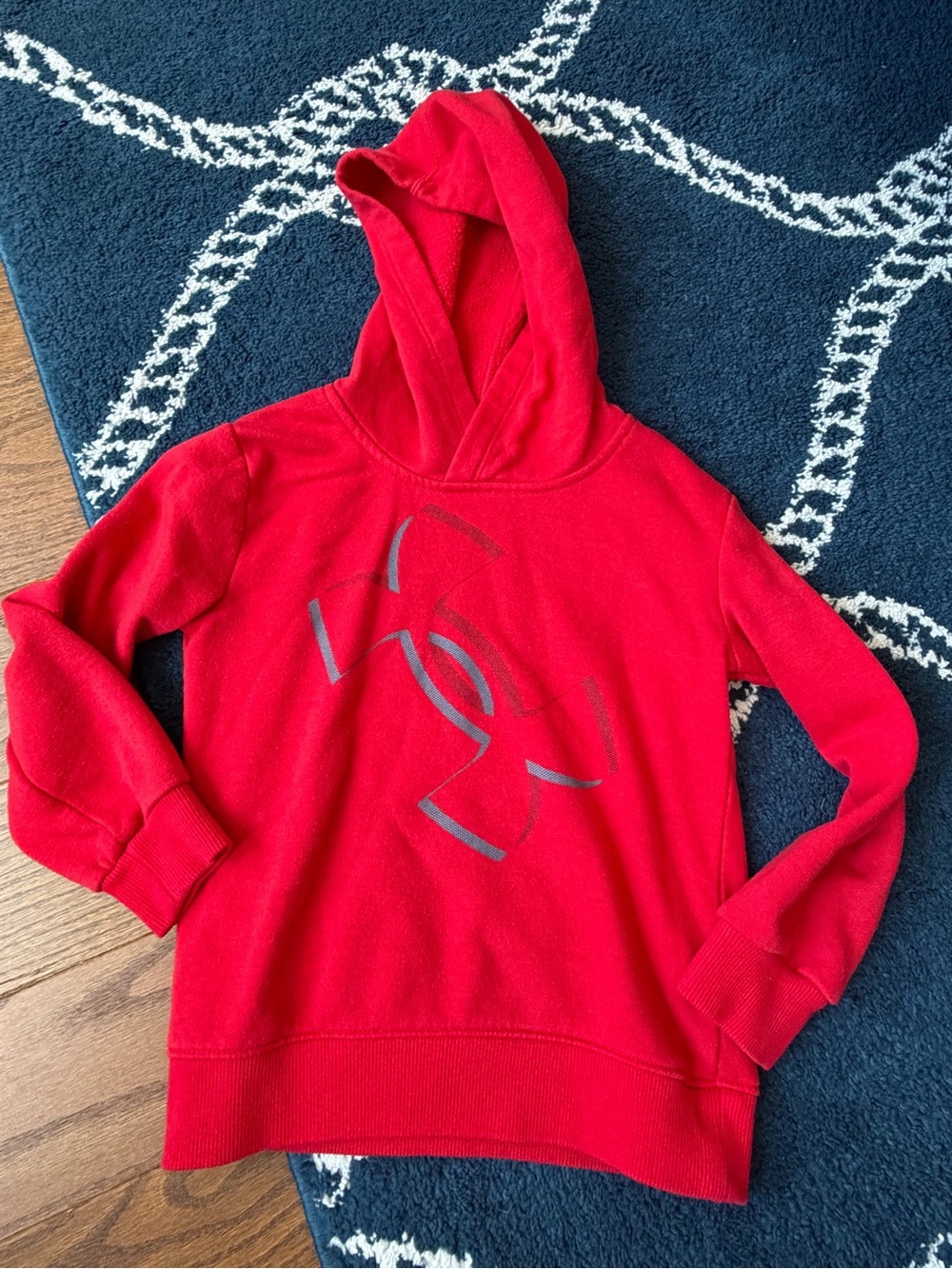 Under Armour Red Hooded Sweatshirt